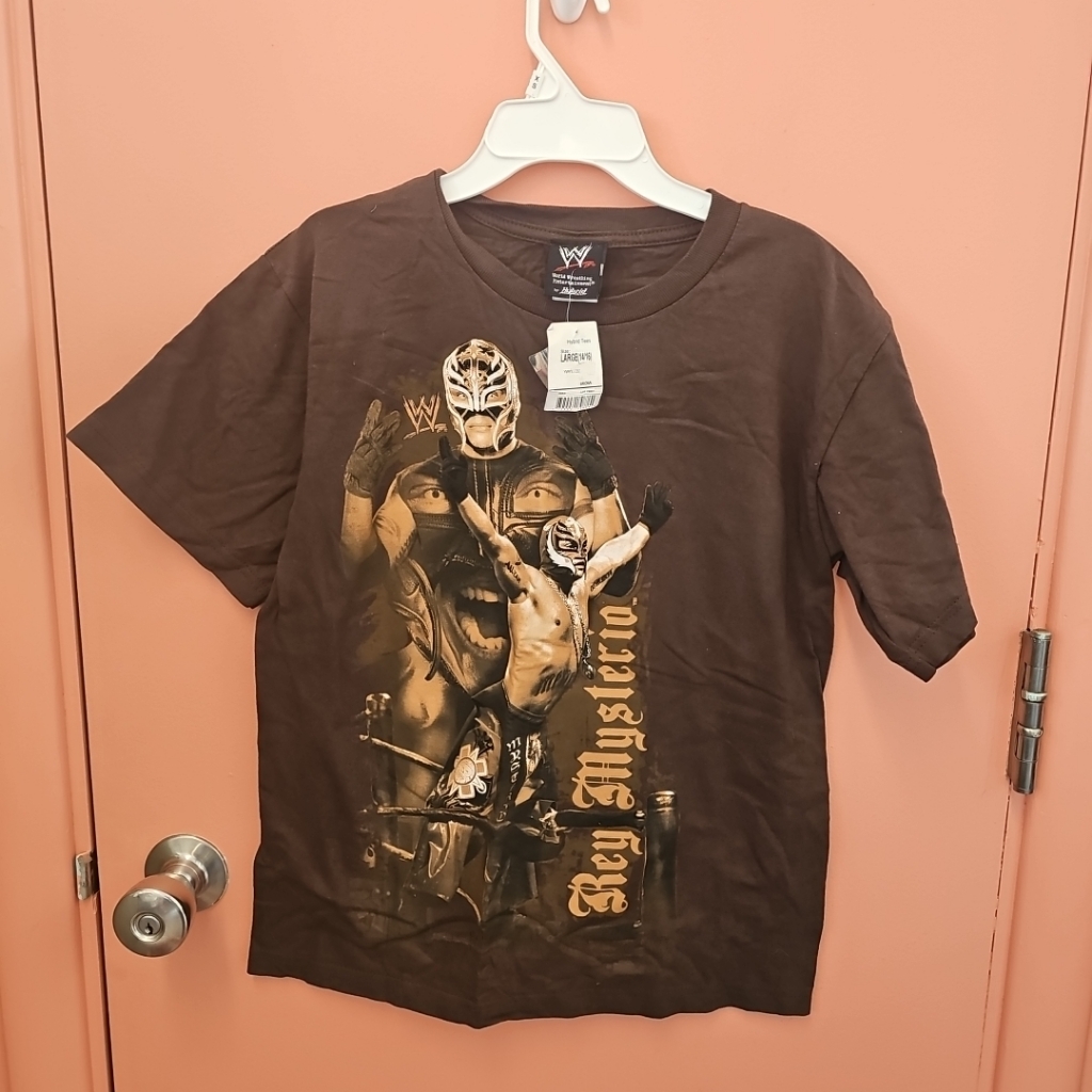Nwt 2007 Rey Mysterio Boys Large 1416 World Wrestling Entertainment TShirt